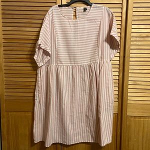 Plus Size Striped Dress